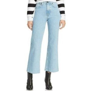 *Rag & Bone Womens High Rise Wide Leg Ankle Jeans J
